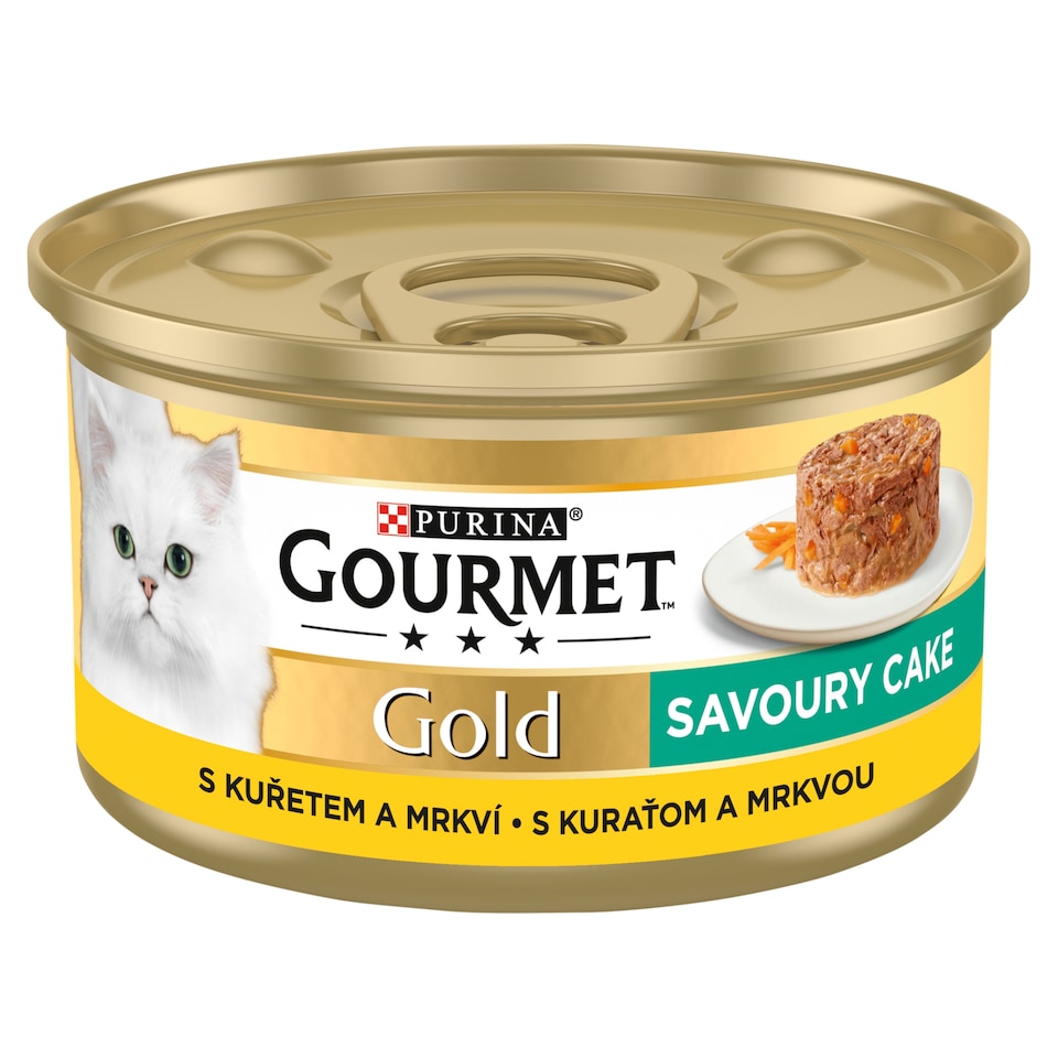 obrázok 1 z Gourmet Gold Savoury Cake konzerva pre mačky kura 85 g