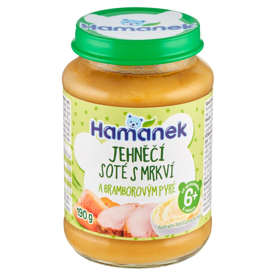 Hamánek Jahňacie soté s mrkvou a zemiakovým pyré 190 g