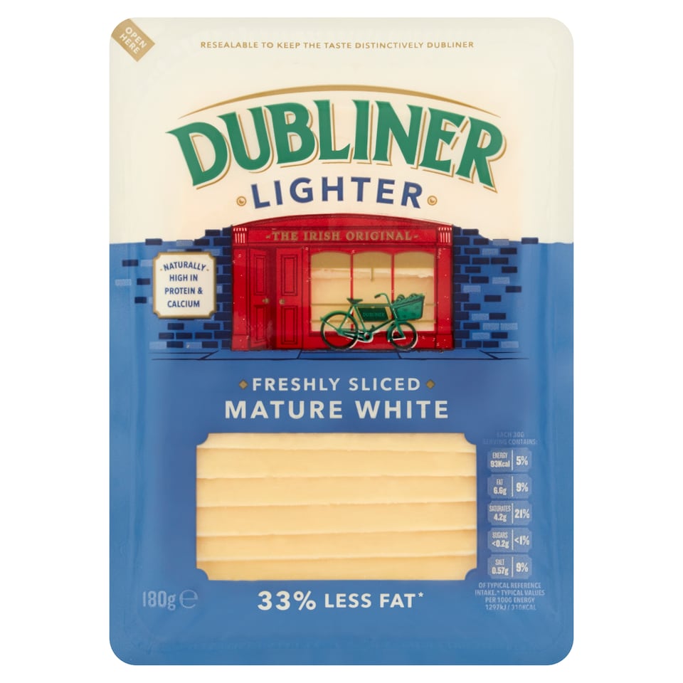Dubliner Light White Slices 180G