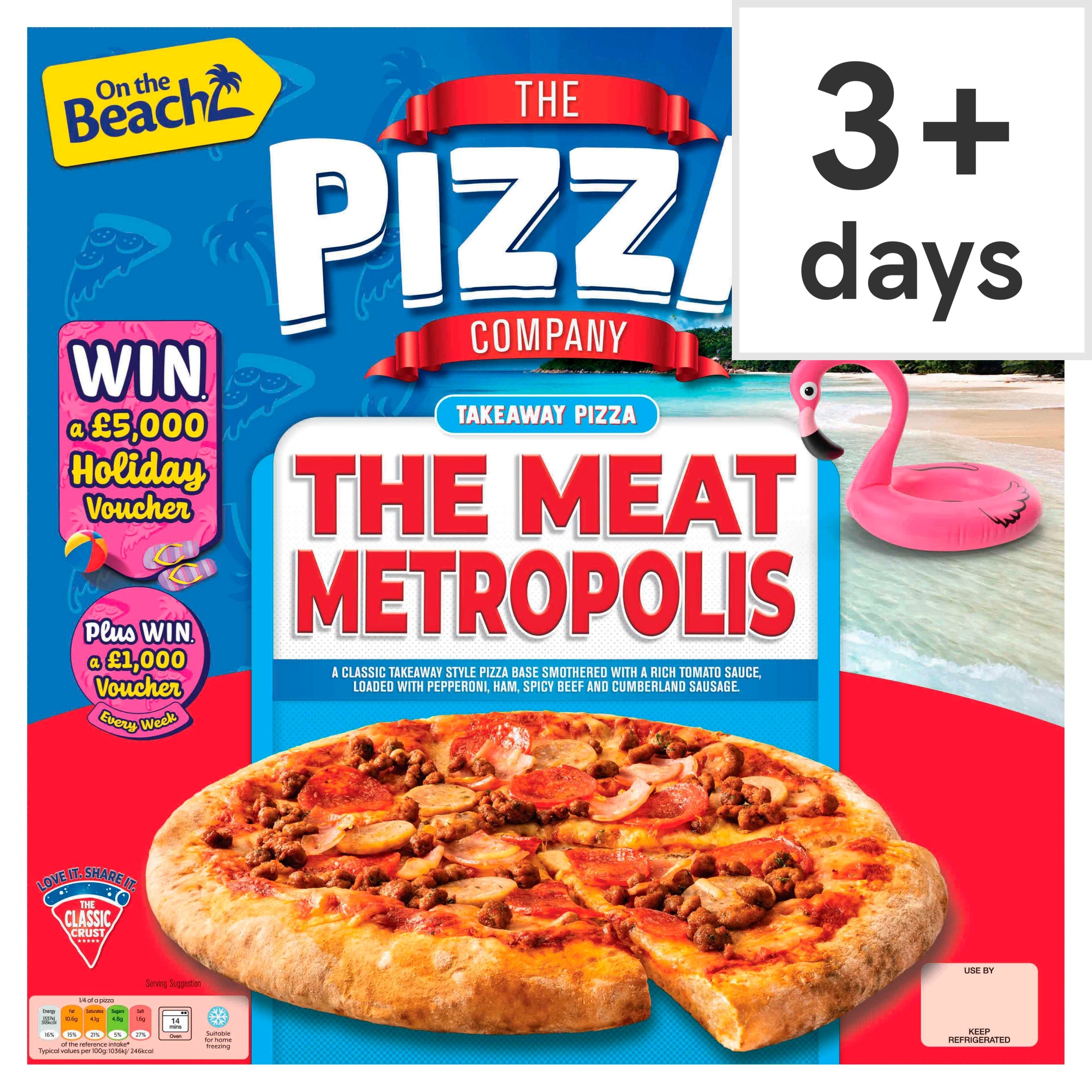 The Pizza Company Meat Metropolis Pizza 520g