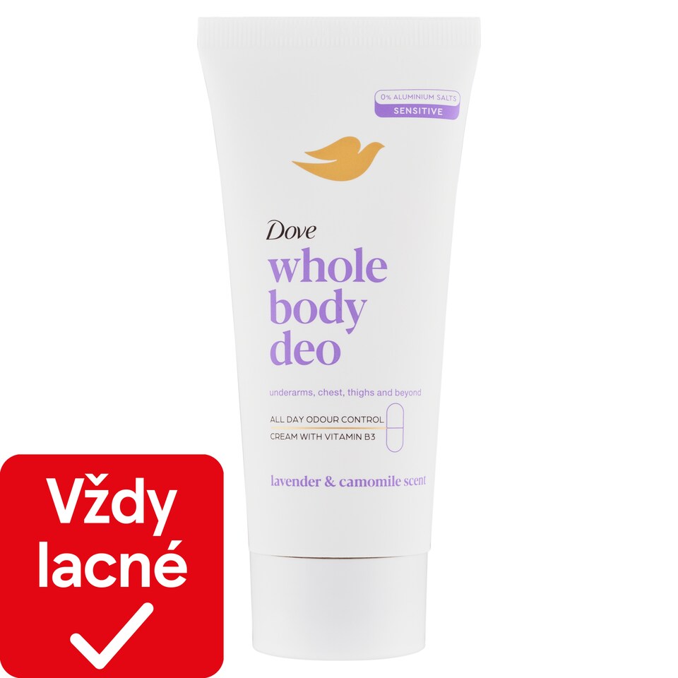 image 1 of Dove Whole Body Deo Lavender & Camomile Scent Deodorant Cream 75 ml
