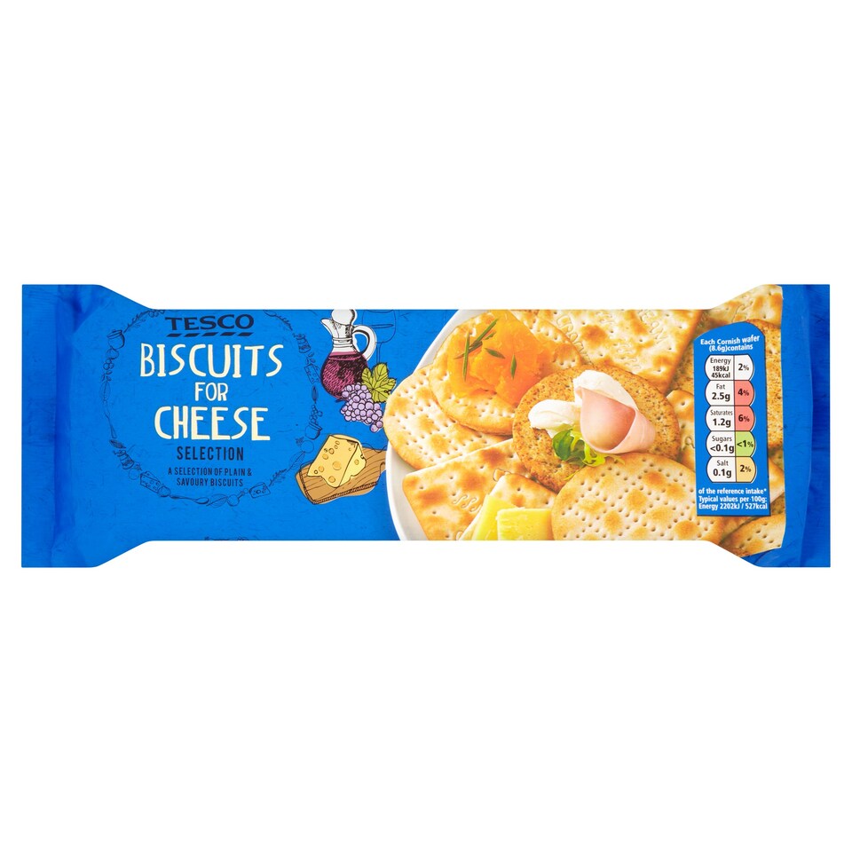 Tesco Biscuits For Cheese 170G