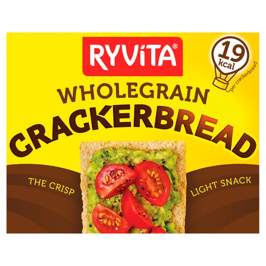 Ryvita Whole Grain Cracker Bread 125G Tesco Groceries