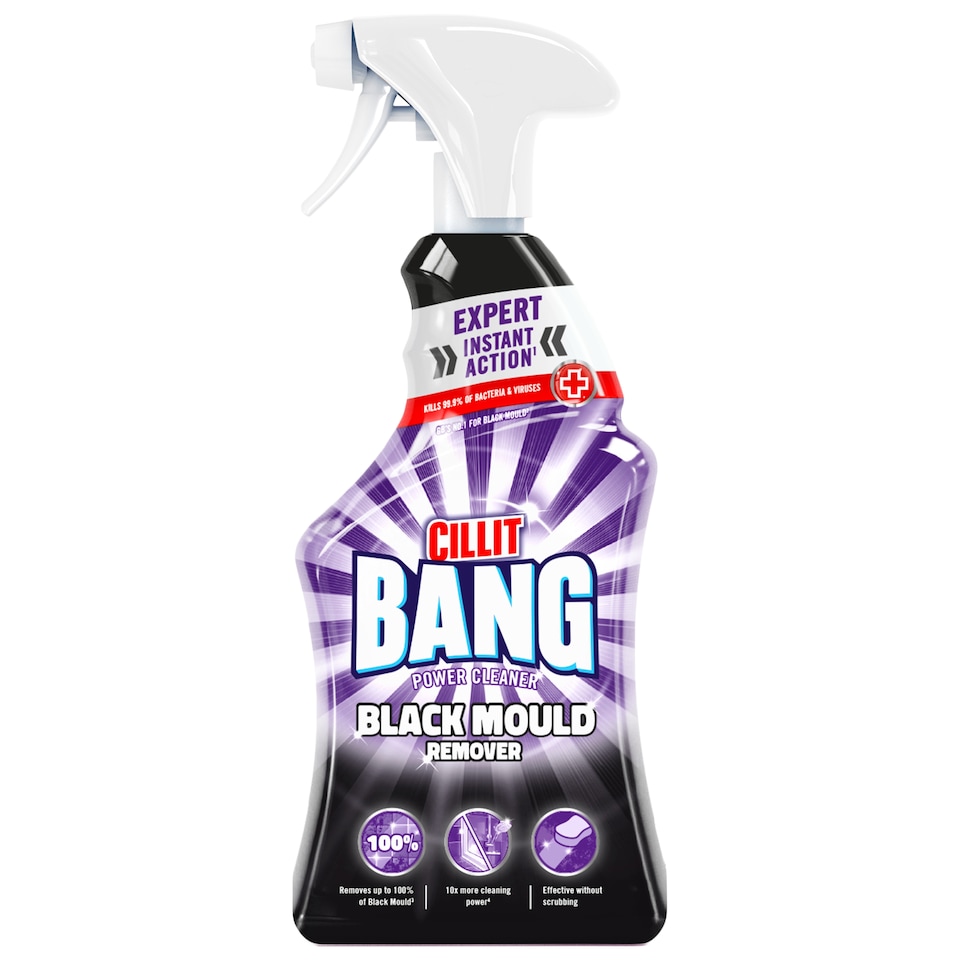 image 1 of Cillit Bang Power Cleaner Black Mould Remover Spray 750ml