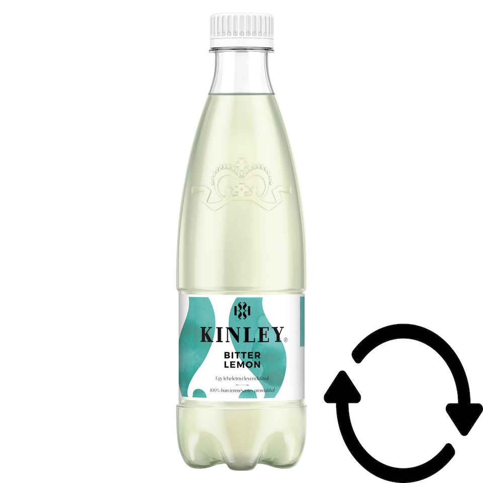 Kinley Bitter Lemon szénsavas üdítőital citrom ízesítéssel 500 ml