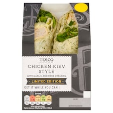 Tesco Chicken Kiev Style Wrap