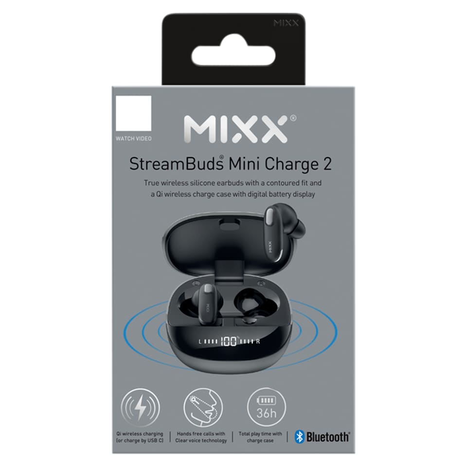 Mixx StreamBuds Mini Charge 2 TWS Black