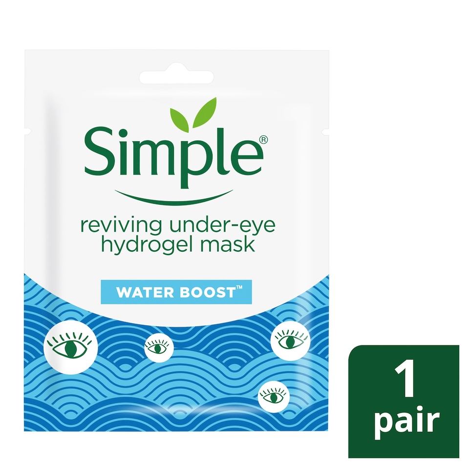 image 1 of Simple Water Boost Reviving Eye Hydrogel Mask 4G