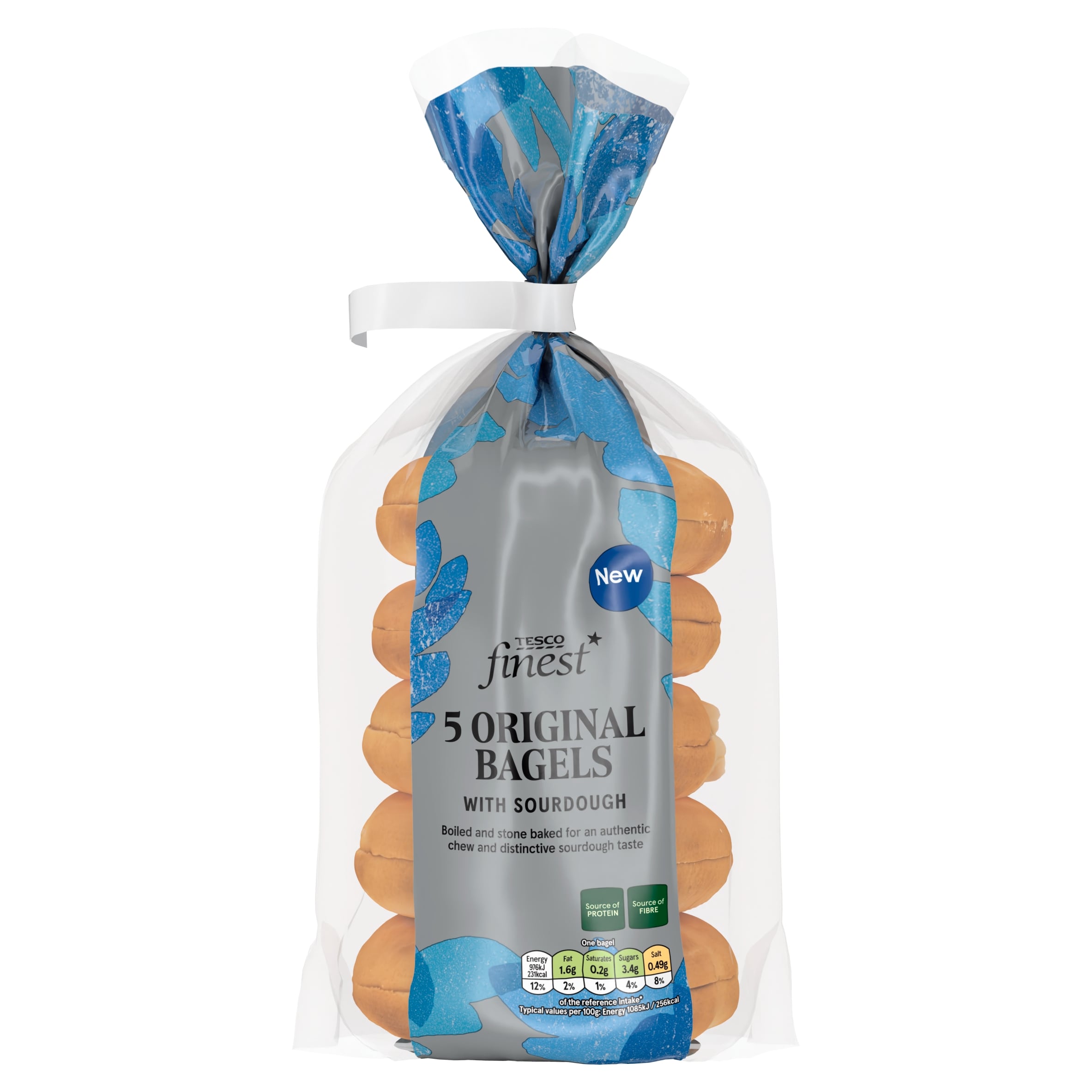 Tesco Finest 5 Sourdough Bagels