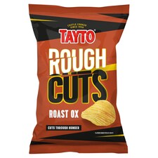 Tayto Rough Cuts Ridged Potato Crisps - Roast Ox 135g