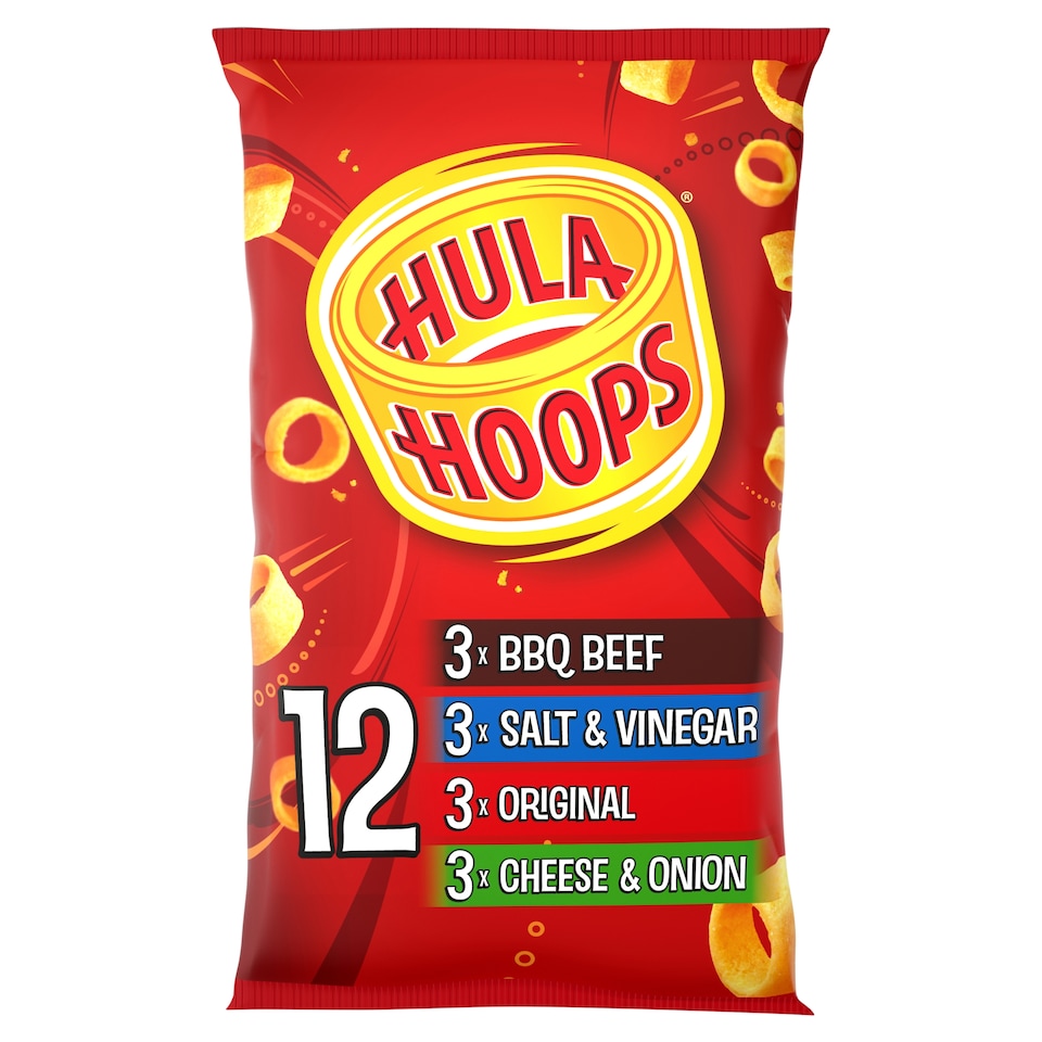 Hula Hoops Variety Multipack Crisps 12x24g