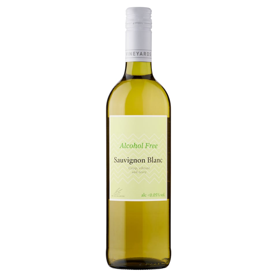 image 1 of Vineyards Alcohol Free Sauvignon Blanc 75cl