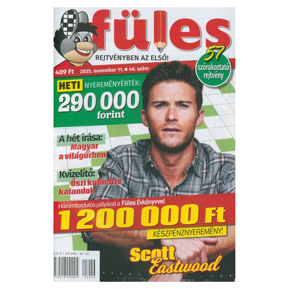 Füles a rejtvénylap