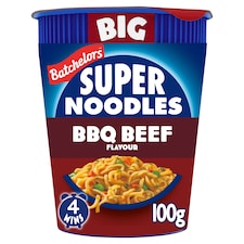 Batchelors Big Super Noodles Bbq Beef Flavoured 100G