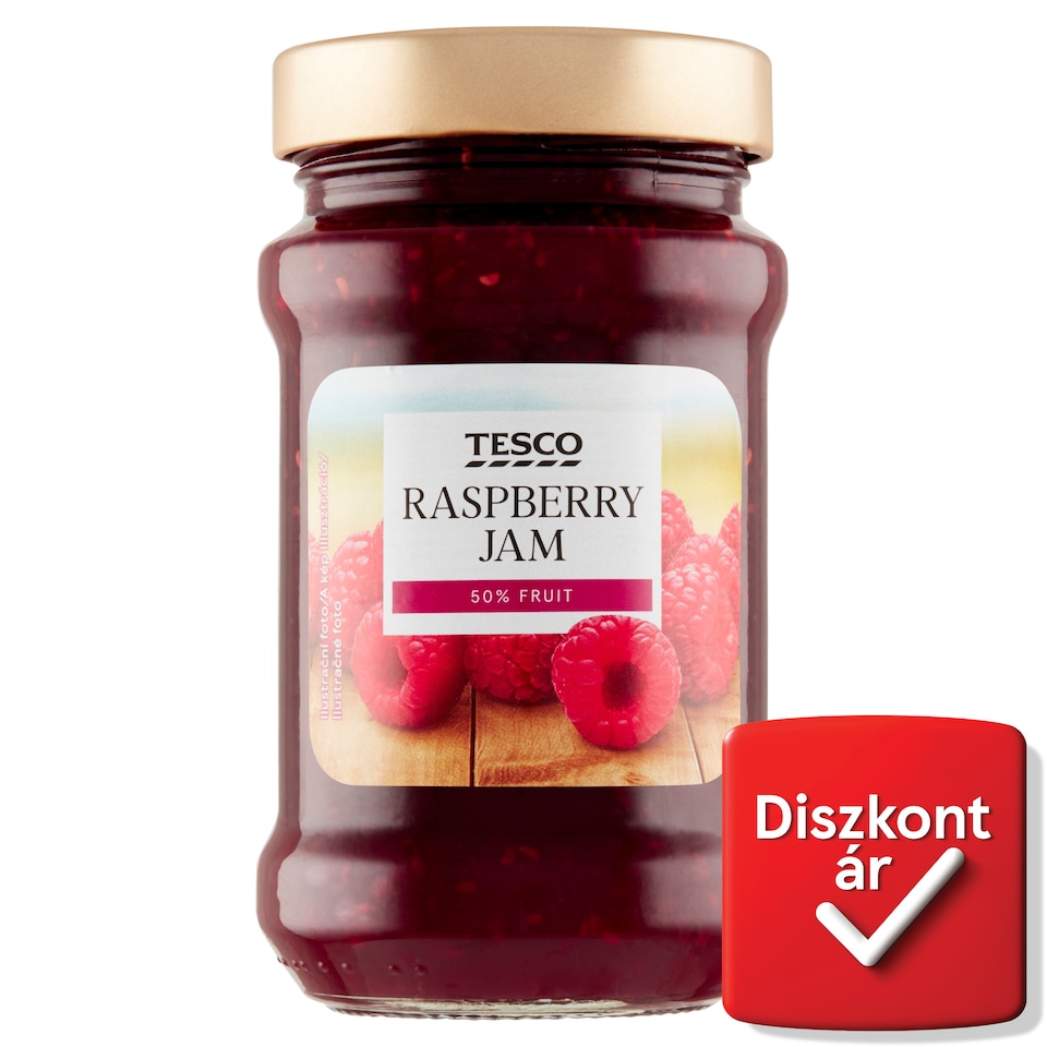 Tesco Raspberry Extra Jam 450 g