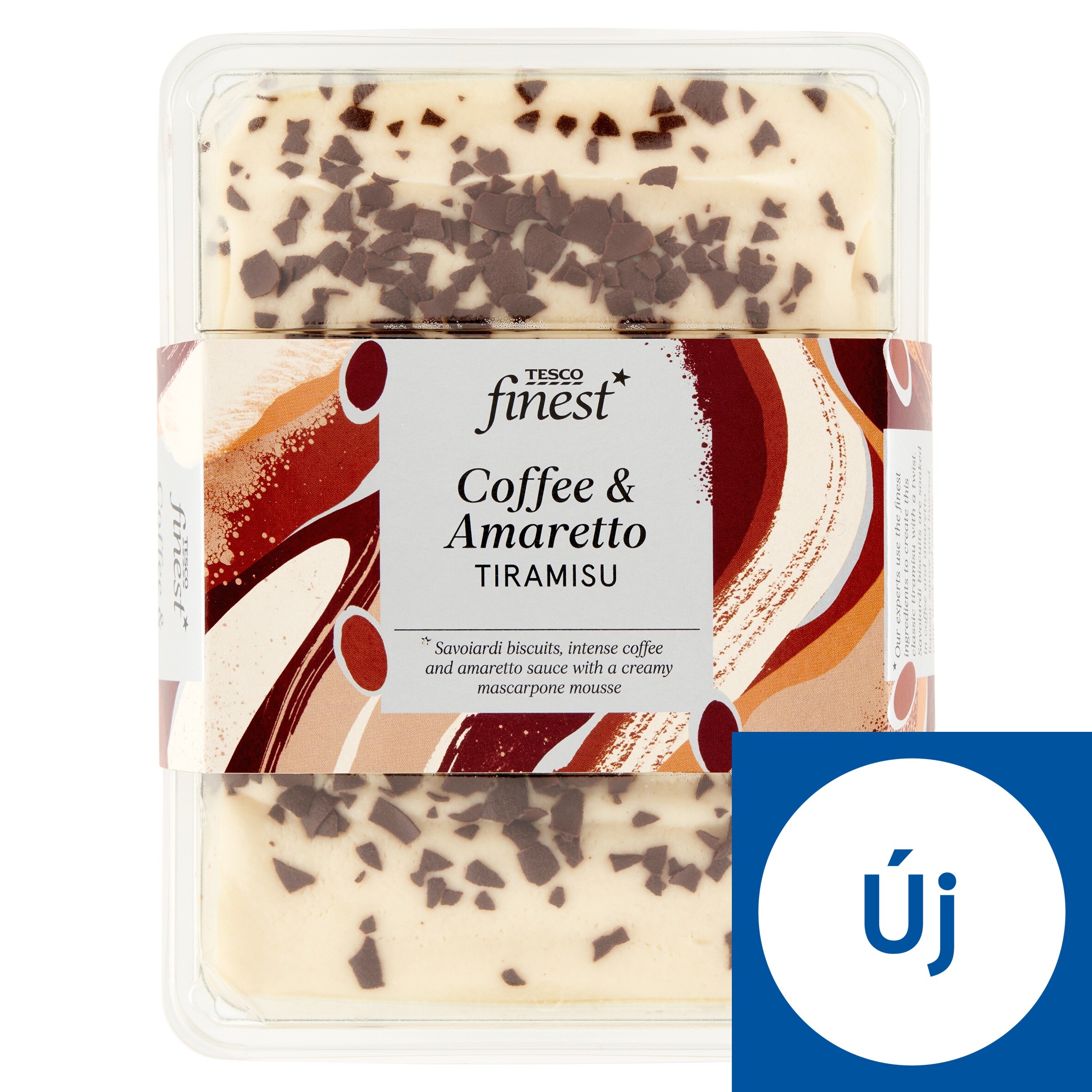 Hungary product data sample: Tesco Finest Coffee & Amaretto tiramisu 400 g