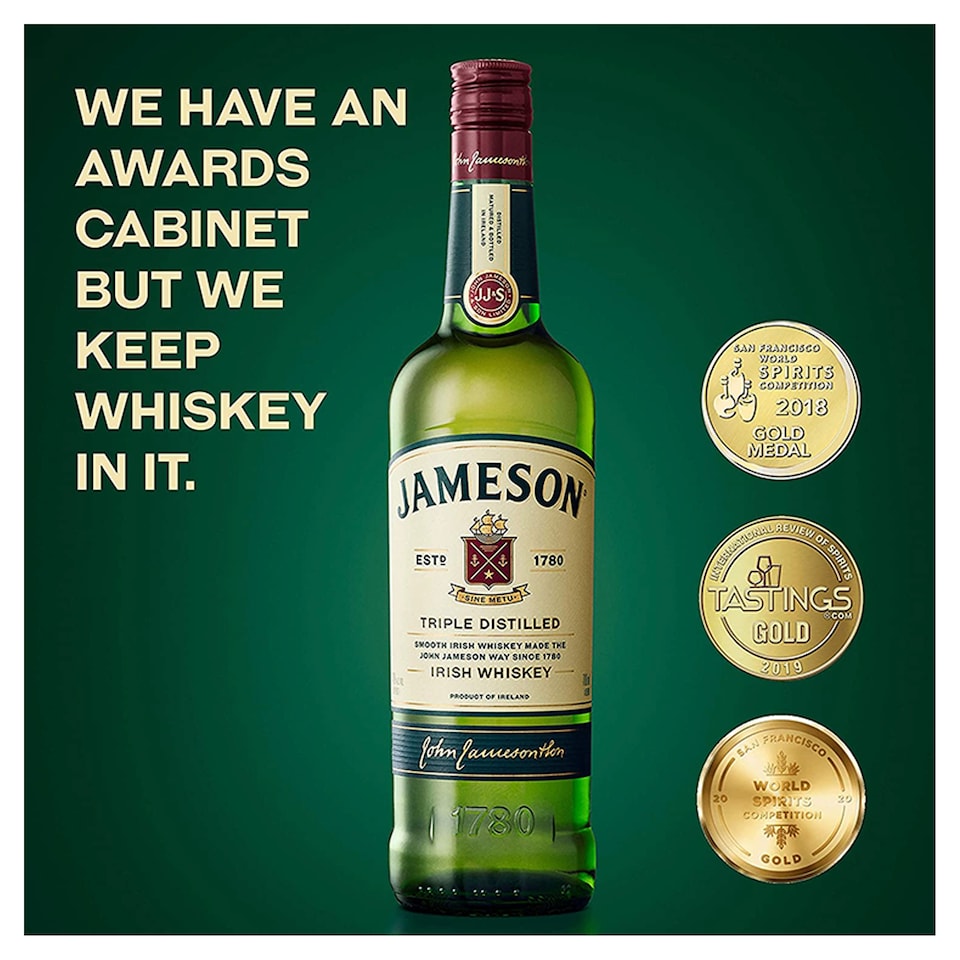image 1 of Jameson Triple Distilled Irish Whiskey 1 Litre
