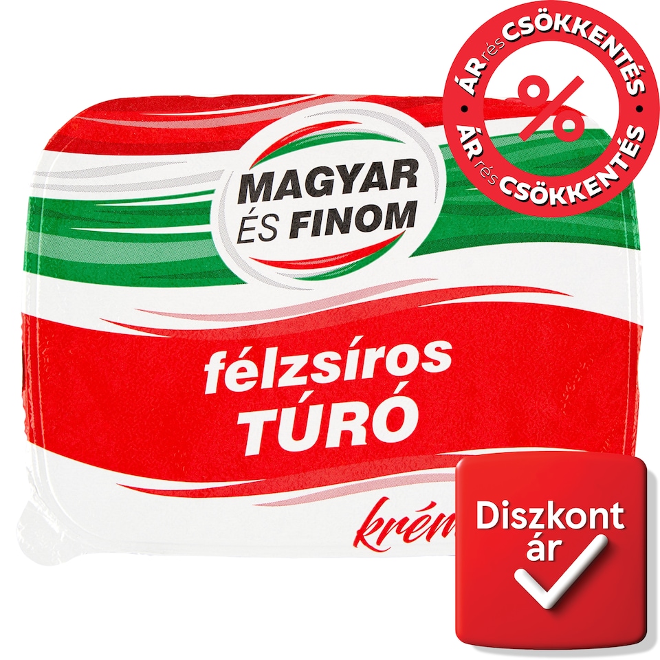 Magyar és Finom Semi-Fat Creamy Cottage Cheese 250 g