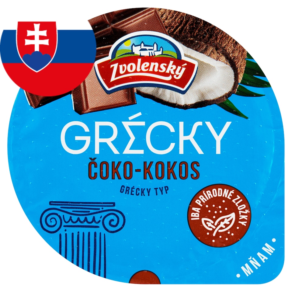 Zvolenský Jogurt grécky typ čoko-kokos 125 g