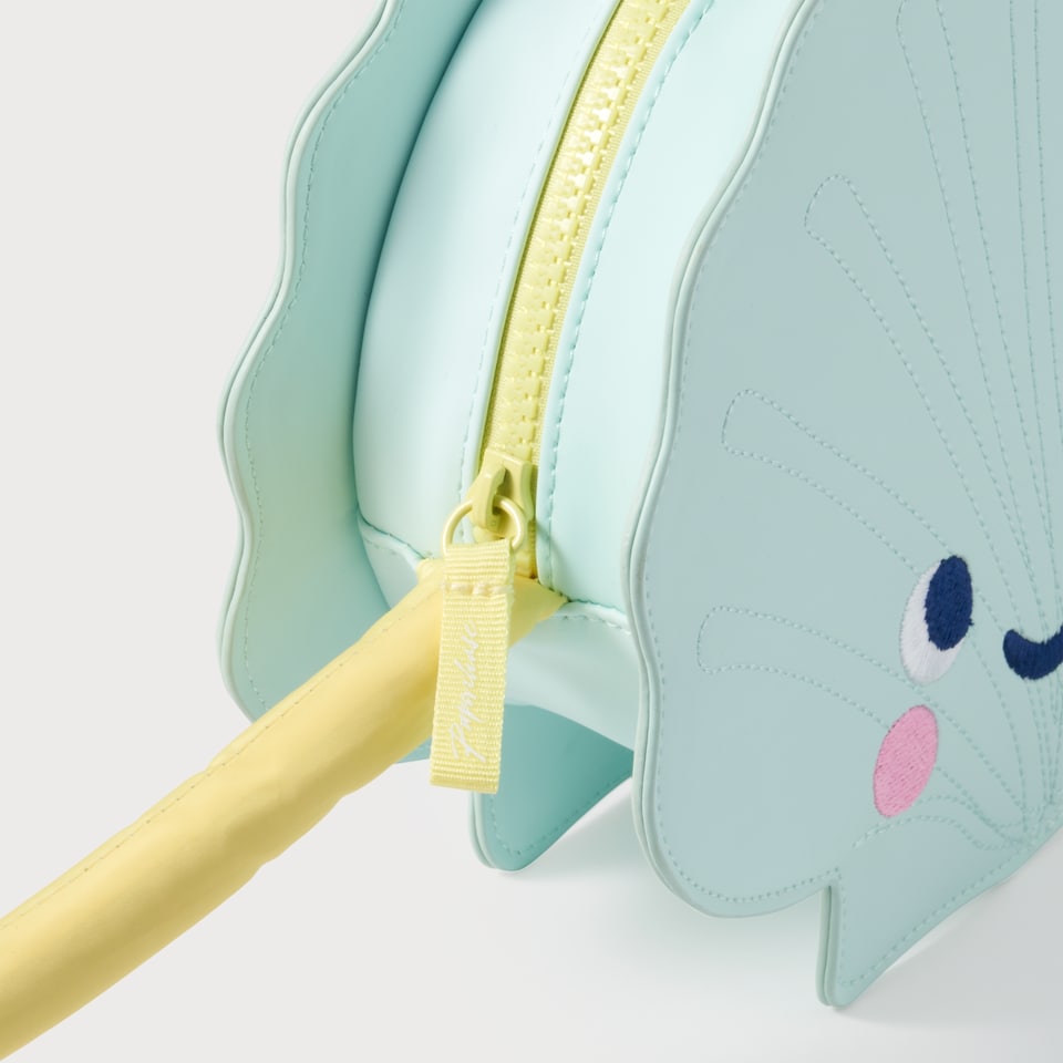 image 1 of Paperchase Happy As a Fish Shell Shoulder bag