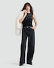 image 2 of F&F Cotton Blend Diamanté Embellished Vest in Black