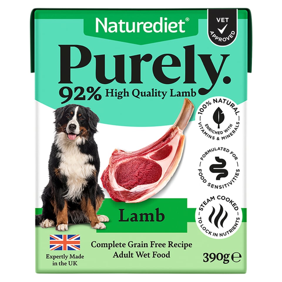 Naturediet Purely Lamb Wet Adult Dog Food 390g