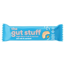 The Gut Stuff High Fibre Fruit & Nut Bar - Sea Salt & Caramel 35g