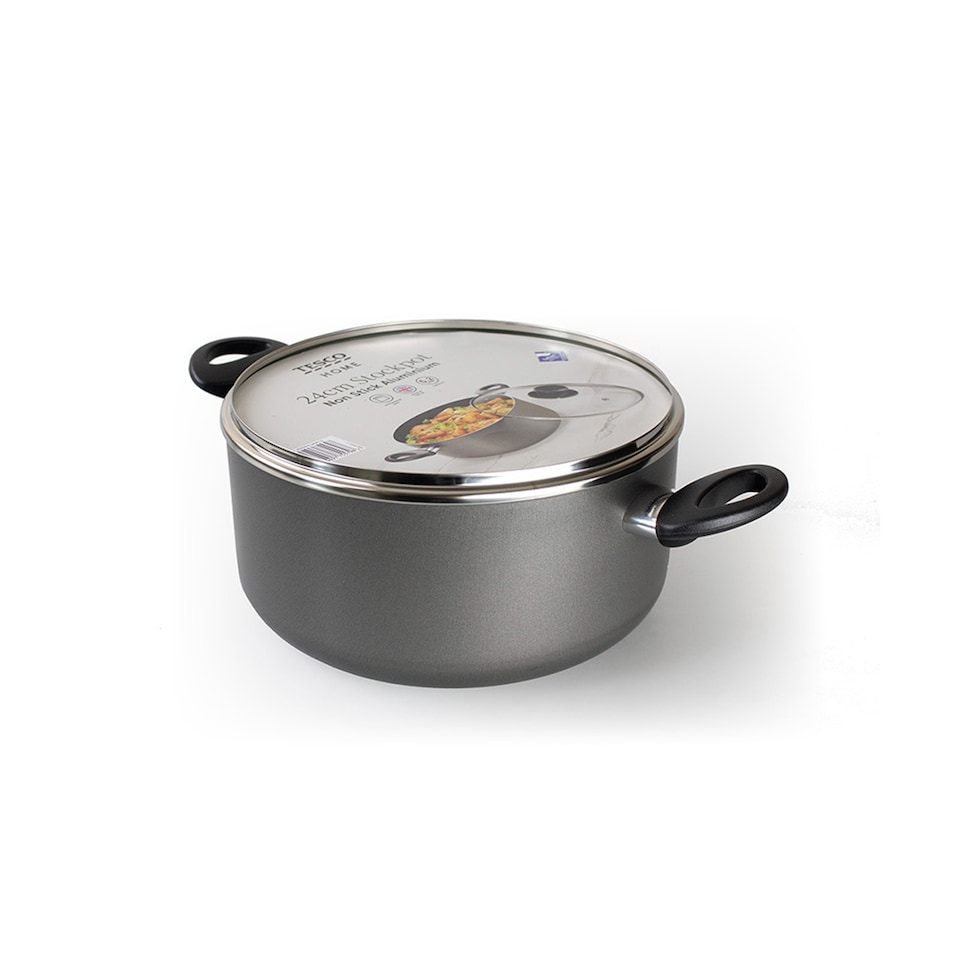 Tesco Home 24cm 5.2L Stockpot