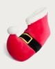 image 3 of F&F Santa Bootie Slippers in Red