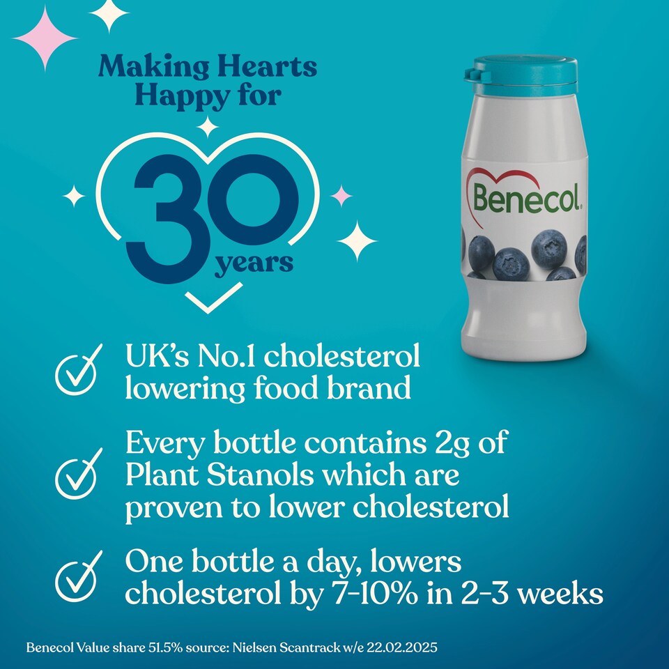 image 1 of Benecol Yogurt Drink - Strawberry 6x67.5g