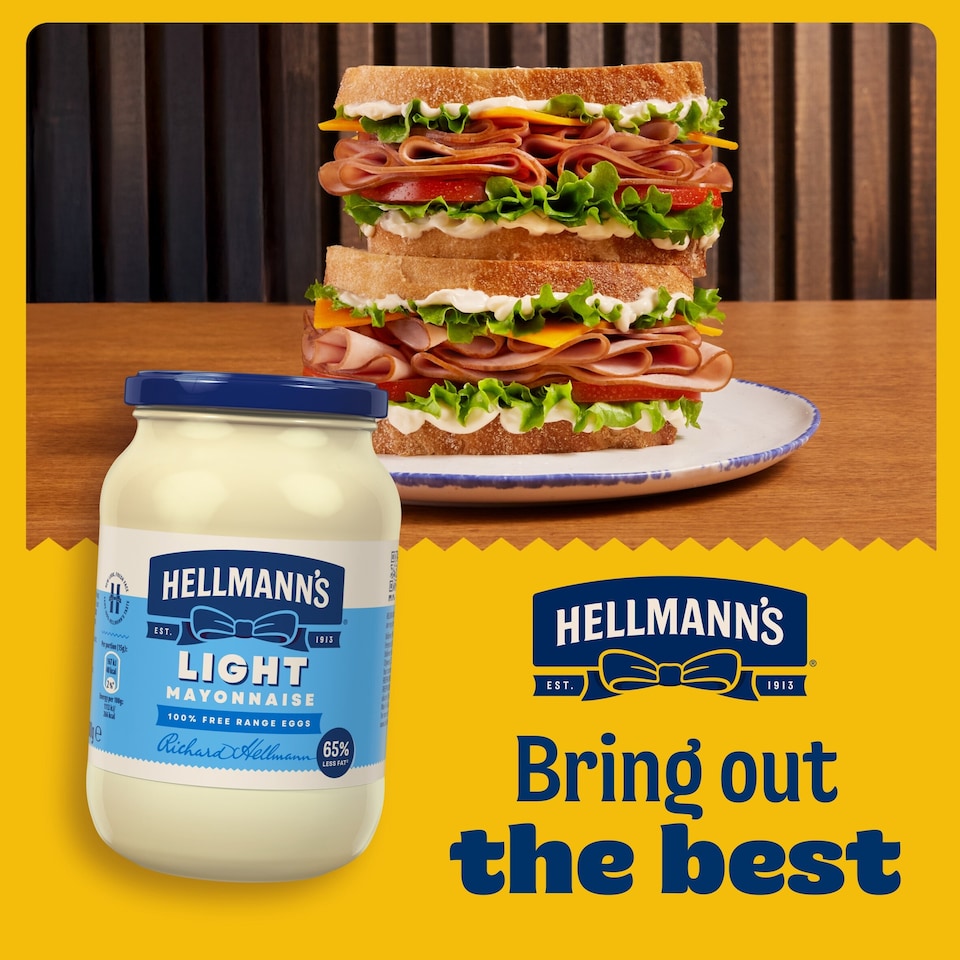 image 1 of Hellmann's Light Mayonnaise Jar 600g