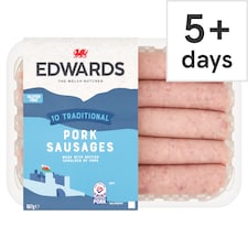 Edwards Of Conwy Tradional Pork Sausages 667G(L)