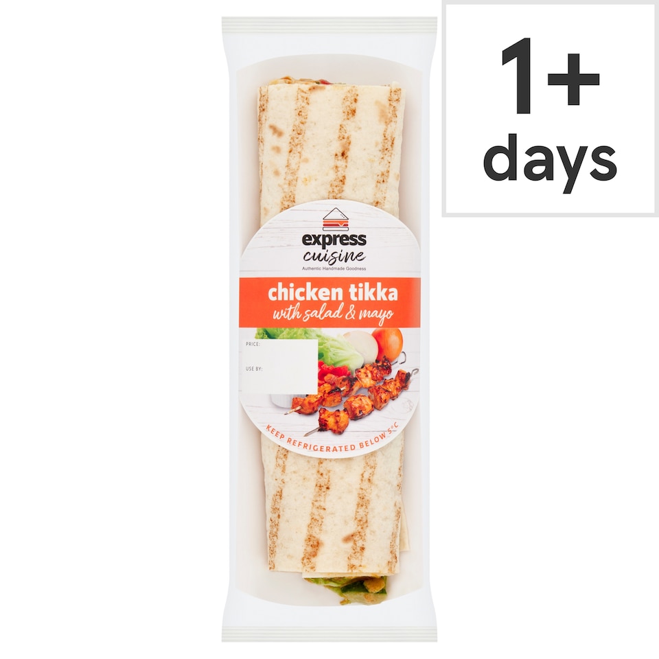 Express Cuisine Chicken Tikka Masala Wrap 220G