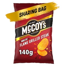 McCoy's Flame Grilled Steak Sharing Crisps 140g