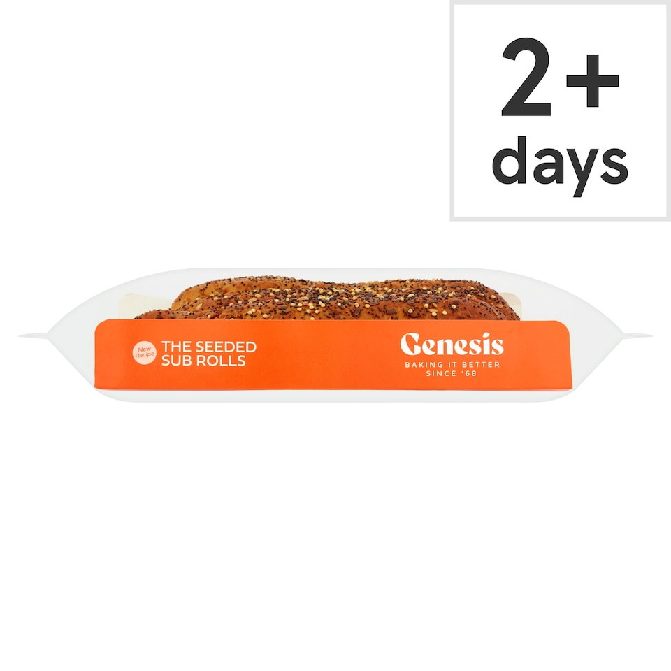 Genesis Crafty Seeded Sub Rolls 3 Pack