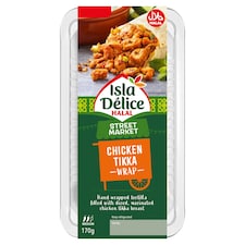 Isla Delice Halal Chicken Tikka Wrap 170g