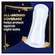 image 5 of Always Ultra Secure Night Extra Sanitary Towels Size 5 Wings 14 Pack