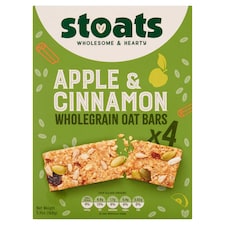 Stoats Apple & Cinnamon Porridge Oat Bars 4 x 42g (168g)