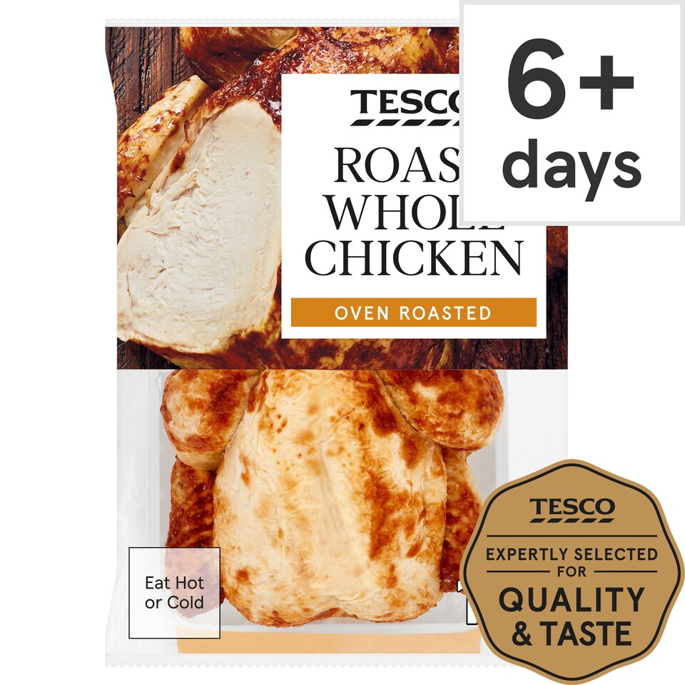 Tesco Whole Roast Chicken 1Kg Tesco Groceries