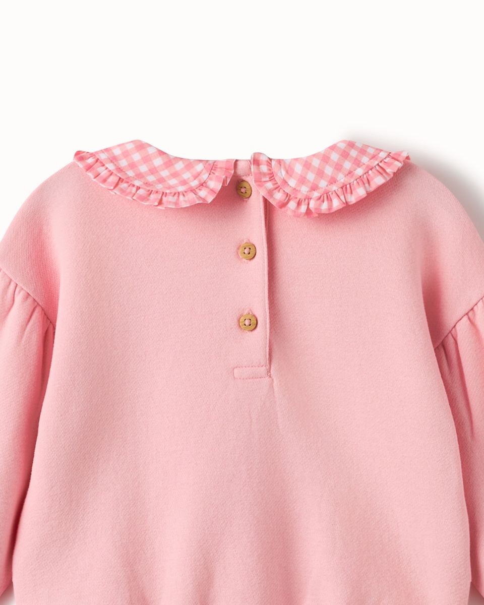 image 1 of F&F Baby 2-Piece Cotton Rich Set in Pink