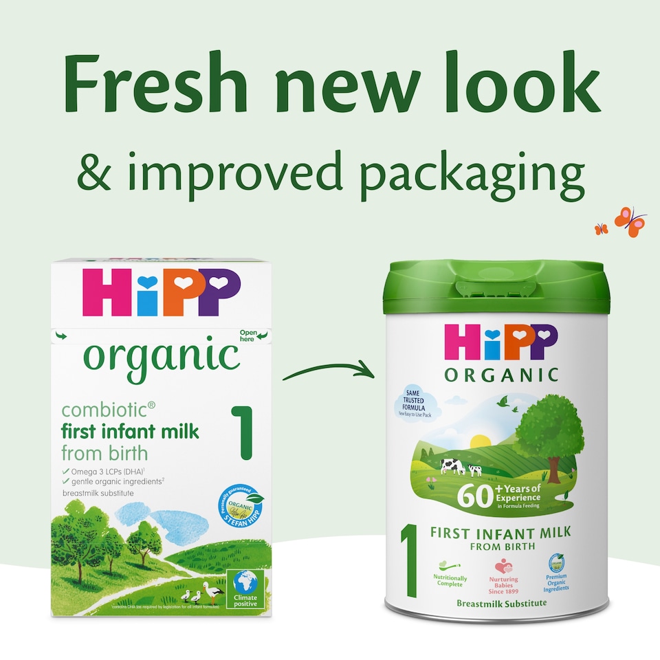 image 1 of HiPP Organic 1 First Infant Baby Milk Powder Formula, From Birth, 800g