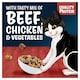 image 2 of FELIX Doubly Delicious Beef Chicken & Vegetables Dry Cat Food 2kg