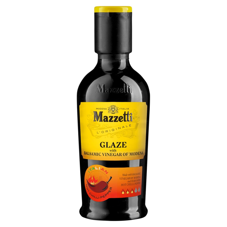 Mazzetti GLAZE with BALSAMIC VINEGAR OF MODENA and HOT CHILLI PEPPER 215ml