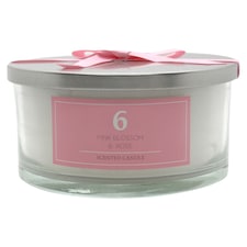 Tesco Timeless Pnk Blossom & Rose Multiwick Candle 700G