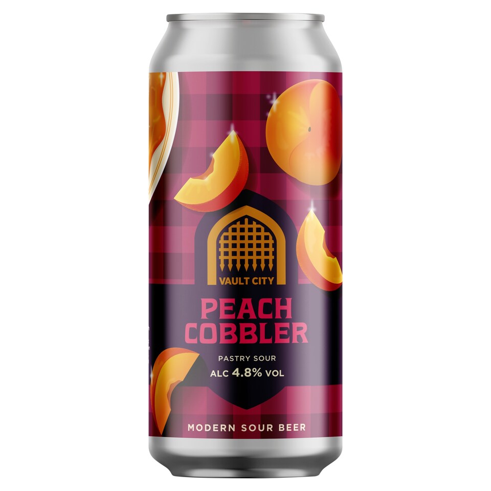 Vault City Peach Cobbler Sour Beer 440ml