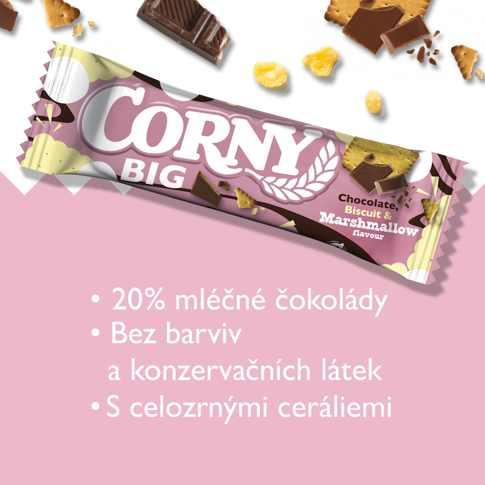 image 1 of Corny Big Chocolate, Biscuit & Marshmallow Flavour 40g