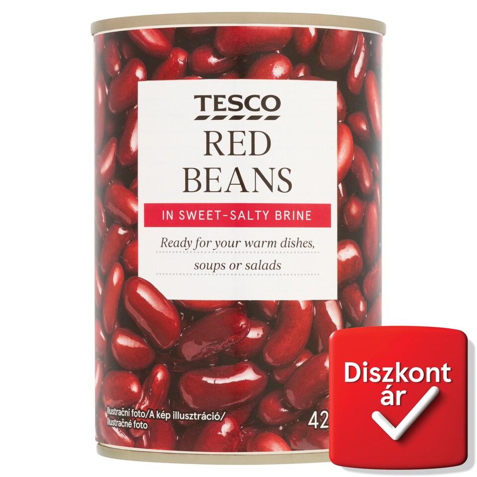 Tesco Red Beans in Sweet-Salty Brine 420 g