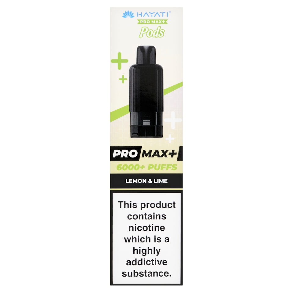 Hayati Pro Max+ Pods Lemon & Lime 20mg