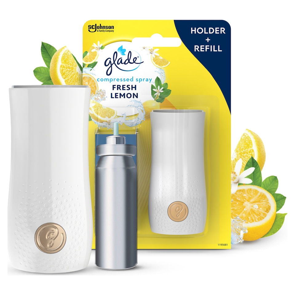 image 1 of Glade Compressed Spray Holder Fresh Lemon 10ml