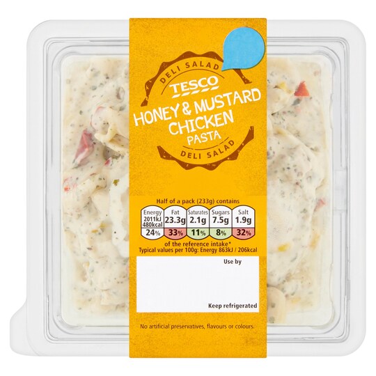 Tesco Honey & Mustard Pasta 465g Tesco Groceries